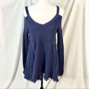COPY - Free People “Moonshine V” Cold Shoulder Sweater